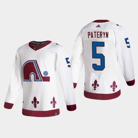 Colorado Avalanche Hockeydrakt Greg Pateryn 5 2020-2021 Reverse Retro Authentic - Herre